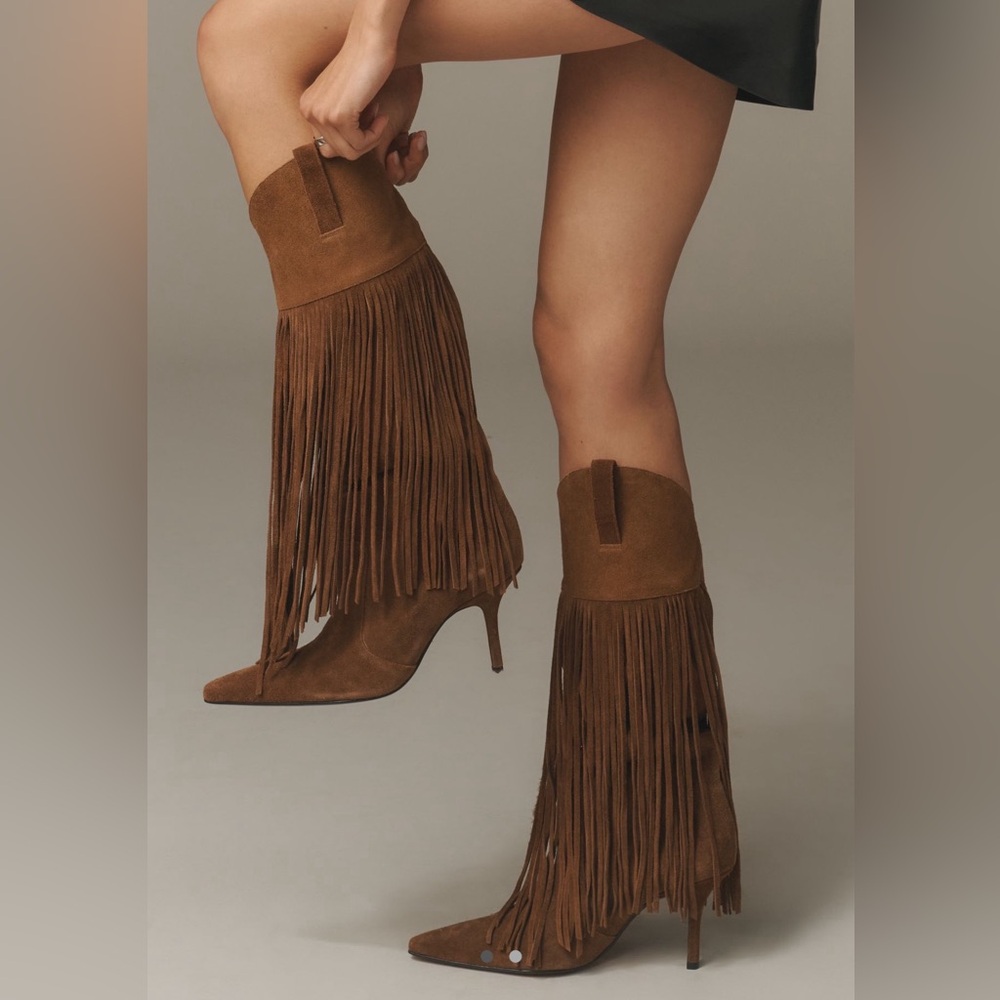 Schutz Rafaela Fringe Western Boots